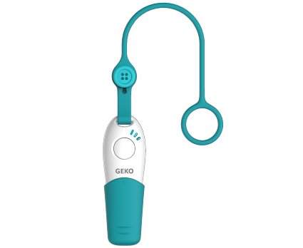 GEKO Smart Whistle POWERED by WISO, Emergency Location Tracking, Automatically notification via Texts, Emails, Voice Recording, Personal Safety Device for people you love(Turquoise)