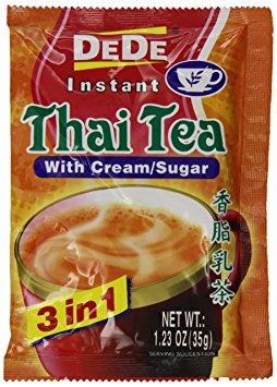De De Instant Thai Tea with Cream and Sugar, 12 count