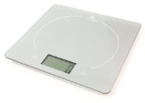 Kitchen Gurus Glass Top Digital Food Scale - Ultra Slim Design and Easy to Clean Surface Silver