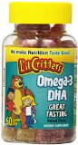 Lil Critters Omega-3 Vitamin Gummies  60 Count Pack of 2