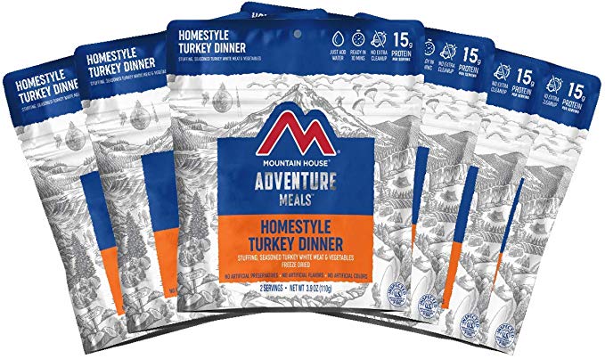 Mountain House Homestyle Turkey Dinner | Freeze Dried Backpacking & Camping Food