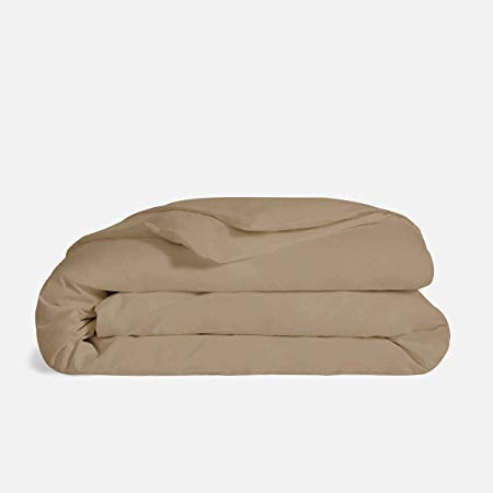 Mayfair Linen 800 Thread Count Taupe Queen Duvet Cover Set, 100% Long Staple Egyptian Cotton Quilt Cover Queen/Full Size, Silky Soft, Breathable with Hidden Zipper Closure.