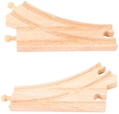 Bigjigs Rail Curved Points (Pack of 2)