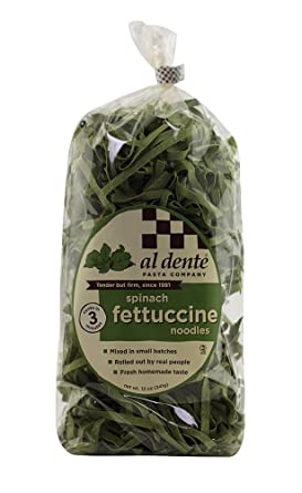 Al Dente Spinach Fettuccine, 12 oz