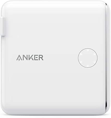 Anker Power Bank, 15W USB-C Portable Charger, PowerCore Fusion 5000mAh 2-in-1 with Power Delivery Wall Charger for iPhone 12, iPhone 12 Mini, iPhone 11, iPad, Samsung, Pixel, and More