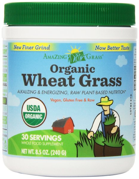 Amazing Grass Organic Wheat Grass, 30 Servings, 8.5 Ounces