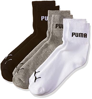 PUMA Men's Athletic Socks (Pack of 3)