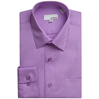 Modena Men's Long Sleeve Dress Shirt - Colors - All Sizes (Including Big & Tall)