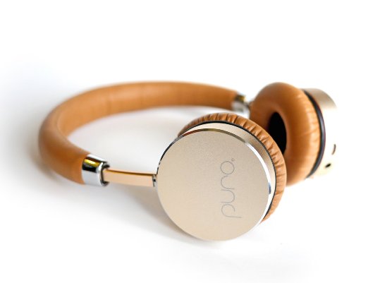 Puro Sound Labs BT5200 Studio Grade Bluetooth Wireless Headphones, The Healthy Headphone (Gold/Tan)