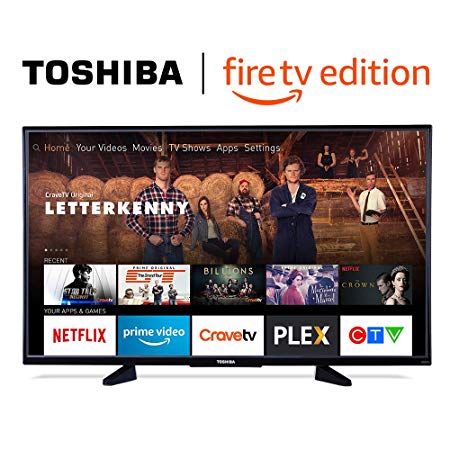 Toshiba 50LF621C19 50-inch 4K Ultra HD Smart LED TV with HDR - Fire TV Edition (  Free English Echo Dot)