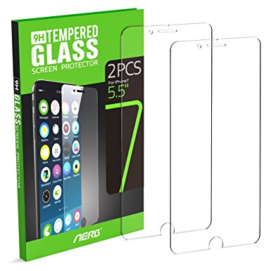 [2 PACK] Aerb iPhone 7 Plus Screen Protector Tempered Glass for 5.5''