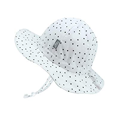 Baby Toddler Kids Breathable Cotton Sun Hat 50 UPF, Adjustable for Grow, Stay-on