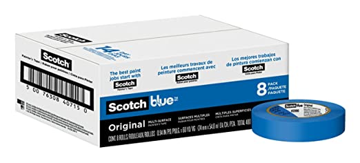ScotchBlue 2090-24UR8-A Original Painter's Tape, Blue