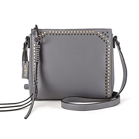 Crossbody Bags for Women, seOSTO Medium Shoulder Bag with Tassel Cell Phone Purse Wallet Multi Pocket Bags