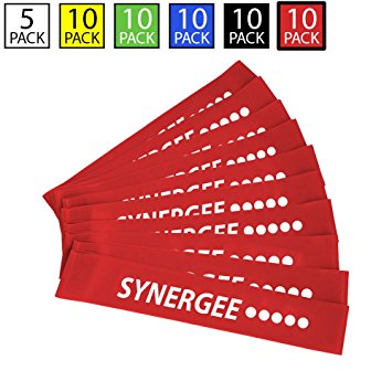 Exercise Fitness Resistance Band Mini Loop Bands That Perform Better When Working Out at Home or The Gym by Synergee