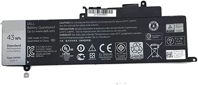 Ding New GK5KY Replacement Battery Compatible with Dell Inspiron 11-3147 13-7000 13-7347 NP03XL