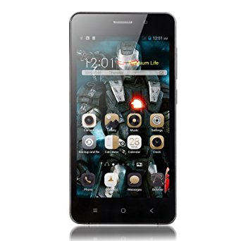 Jiake S6 5.0 inch Touchscreen Android 4.4.2 Unlock Smartphone MTK6582 1G 8G 1.3G Quad Core Cellphone (Black)