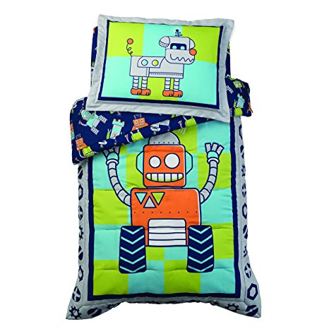 KidKraft Robot Toddler Bedding