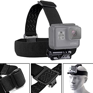 Head-Mounted Headband Mounting Strap Mount Head Strap Mount Gopro Head Strap Gopro Helmet Mount for Compatible with All Models of HERO3 HERO2 HD of GOPRO Cameras
