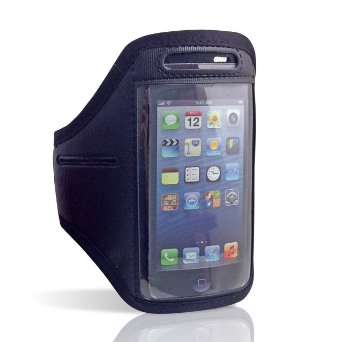 Running Sporty Armbands for Workout With Key Holder for iPhone 4s / 5 / 5s / 6 / 6 Plus iPod Touch or any Smartphone - Sport Phone Case Best For Athletic Men Or Women - Sweat Proof And Water Resistant