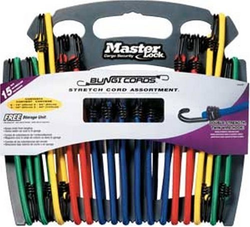 Master Lock 3044DAT Twin Wire Bungee Organizer -15 Pack