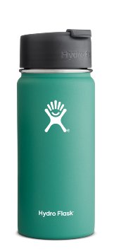 Hydro Flask Vacuum Insulated Stainless Steel Water Bottle Wide Mouth w Hydro Flip Cap