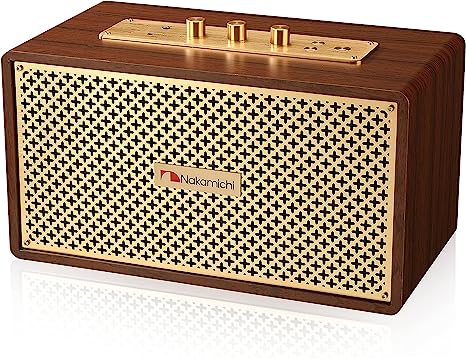 Nakamichi Jukebox Retro Bluetooth Wireless Speaker Brown