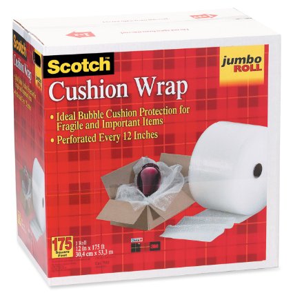 Scotch Cushion Wrap w/ Dispensered Box, 12 Inches x 175 Feet (7953)