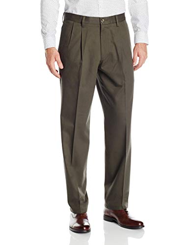 Dockers Men's Classic Fit Stretch Signature Khaki Pant-Pleated D3