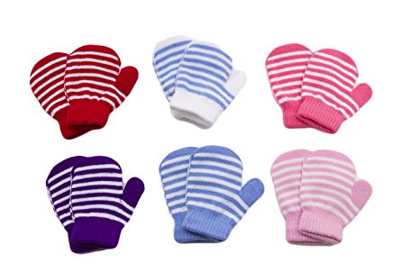 Toddler Magic Acrylic Stretch Mitten 6 - Pack