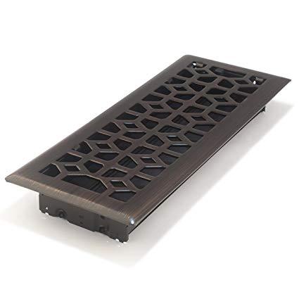 Accord AMFRRBM412 Marquis Floor Register, 4-Inch x 12-Inch(Duct Opening Measurements), Dark Oil-Rubbed Bronze