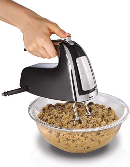 Hamilton-Beach 62620 Hand Mixer with Pulse, Black with Stainless Steel