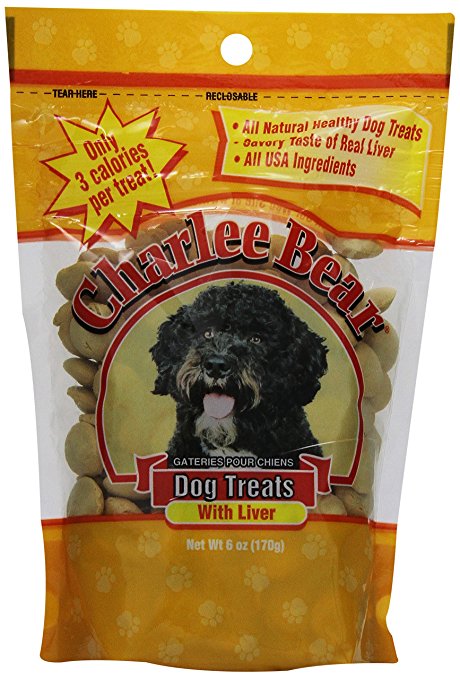 Charlee Bear Dog Treat, Liver