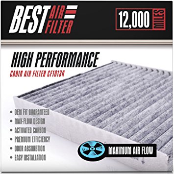 Best Cabin Air Filter for Honda / Acura (TRIPLE BARRIER PROTECTION) Replacement Filter for Accord, Civic, Pilot, CR-V, Odyssey, Ridgeline, RL, TL, MDX, RDX, TSX, RLX - Competes with FRAM CF10134