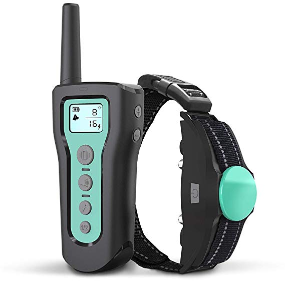 BESTHING Dog Training Collar, 1000ft Remote Dog Shock Collar, 100% Waterproof Rechargeable Beep/Vibra/Electric Shock