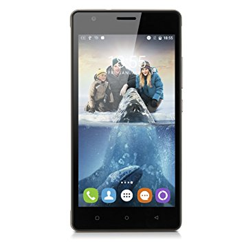Oukitel C4 5.0 Inch 4G Multi-Touch Screen Android 6.0 Smartphone MT6737 Quad Core 1G RAM 8G ROM 5MP Back Camera Mobile Phone Dual SIM GPS OTA Cellphone WIFI (Black)