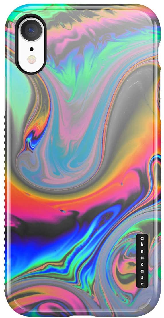 iPhone XR Case Watercolor, Akna Sili-Tastic Series High Impact Silicon Cover with Full HD  Graphics for iPhone XR (Graphic 101865-C.A)