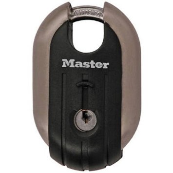 Master Lock 185D Titanium Shrouded Padlock, 1-5/16-inch