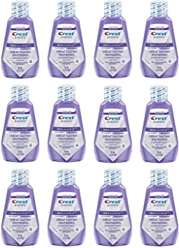 Crest 3D White Brilliance Rinse 1.2oz - (Pack of 12)