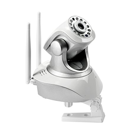 Wireless Security Camera Wifi IP HD 960P Camera Indoor Security Surveillance with Pan /Tilt Two Way Audio and Night Vision for Baby /Pet Monitor( (white)