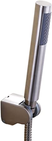 KES Bathroom Handheld Shower Head with Extra Long Hose and Bracket Holder Brushed Stainless Steel, LP150-BS