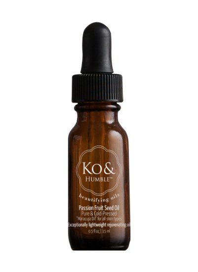 Organic Passionfruit Seed Oil [Maracuja Oil] from Ko & Humble Beautifying Oils, Cold-Pressed and Unrefined, Responsibly Sourced, Certified Cruelty Free, 0.5 Ounce [15 ml]