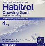 Habitrol Nicotine Gum 4mg Mint BULK 384 pieces
