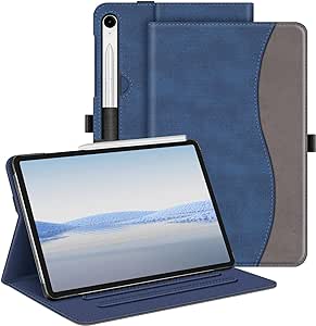 Fintie Case for Samsung Galaxy Tab S9 FE 5G 10.9 Inch/Galaxy Tab S9 11 Inch 2023, Multi-Angle Viewing Protective Cover with Pocket, Auto Sleep/Wake, Denim Indigo