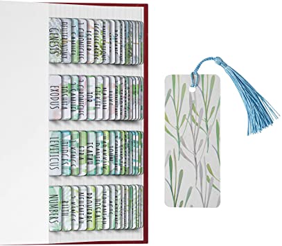 2PCS Bible Tabs Old and New Testament, Large Print and Easy-to-Read Bible Journaling Supplies, Personalized Bible Tabs for Women, Laminated 80 Bible Index Tabs (66 Books, 14 Blanks).