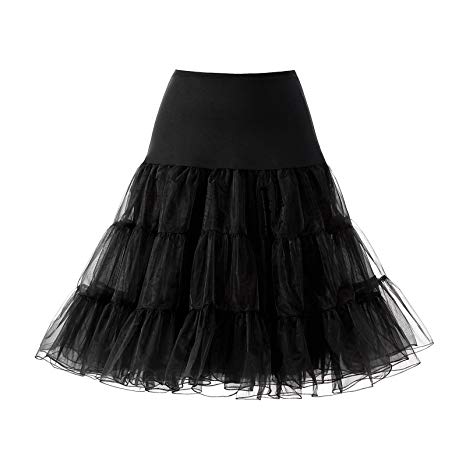 Remedios 1950s Petticoat Underskirt Crinoline Slips for Women Tutu Skirt Dress