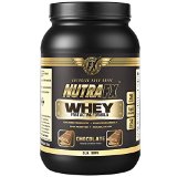 Nutrafx Whey Protein 2lb Strawberry Flavored Powder Bodybuilding Lean Muscle Build Supplement 24g Protein