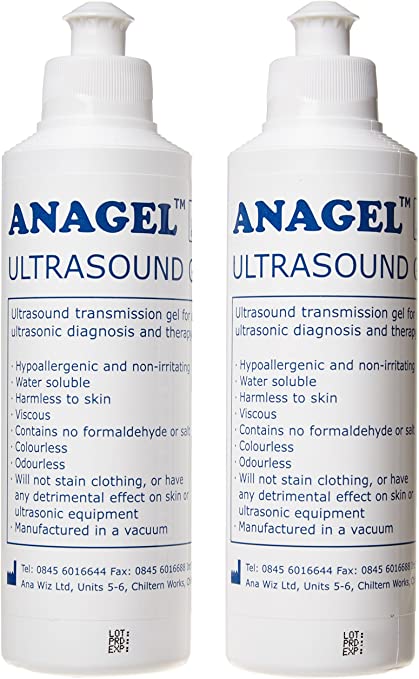 Anagel 250ml Ultrasound Transmission Gel - Pack of 2