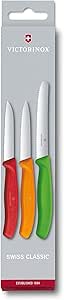 Victorinox Swiss Classic Set, 3 Pieces Paring Knife, Set of 3, Multicolored (6.7116.32)