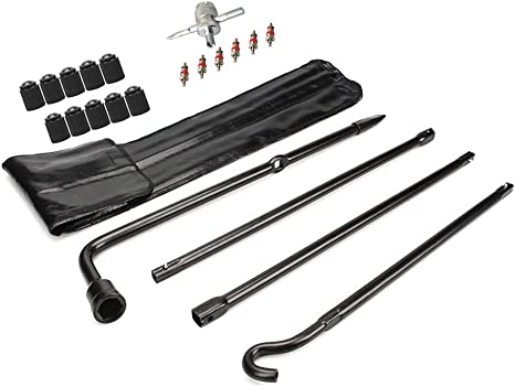 Dr.Roc Compatible with Spare Tire Tool Kit with Durable Bag 2003-2018 Dodge Ram 1500 and 2019 Ram 1500 Classic